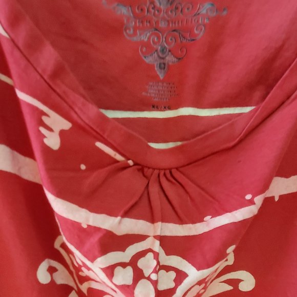 Tommy Hilfiger RUST Graphic Top - Picture 2 of 5